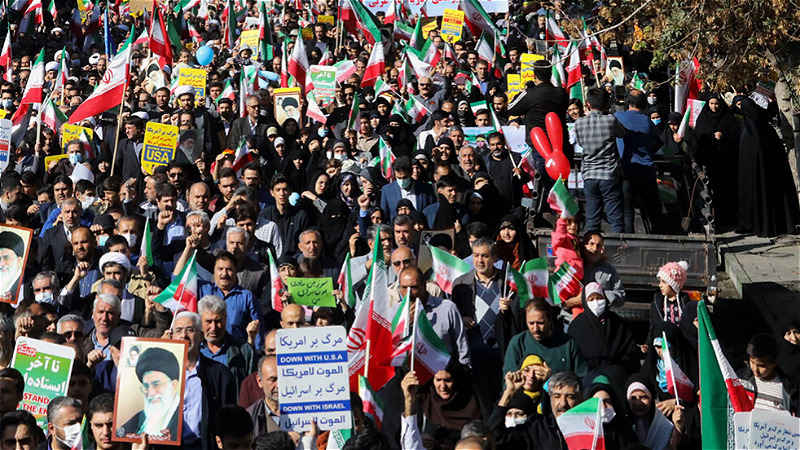 آغاز راهپیمایی13 آبان در ارومیه همزمان با سراسر کشور