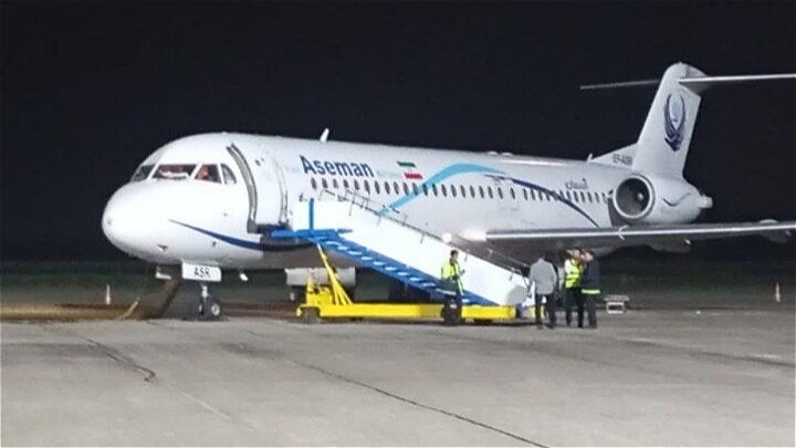 فرود پرواز تهران-تبریز در فرودگاه ارومیه