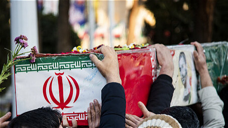 پیکر یکی از شهدای تجاوز رژیم صهیونیستی در شاهین‌دژ تشییع شد