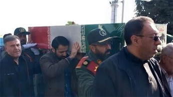 پیکر مطهر ۶ شهید گمنام وارد ارومیه شد