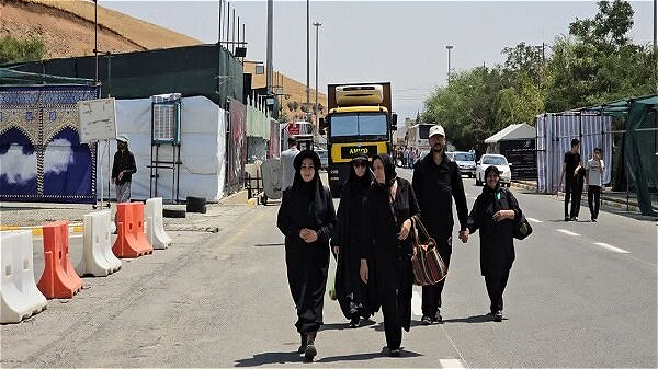 آغاز تردد زائران اربعین حسینی از پایانه مرزی تمرچین