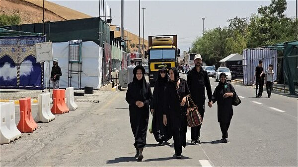 آغاز تردد زائران اربعین حسینی از پایانه مرزی تمرچین
