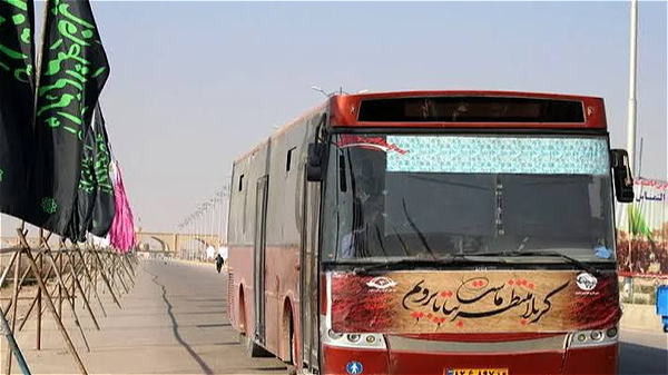 حملونقل زائران اربعین از کارخانه قند پیرانشهر تا تمرچین رایگان شد
